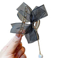 New arrivalclassy sense bow hair clip summer autum tassel gripper lace shark clip mesh hair clip hair clip hair accessories