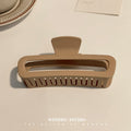 Extra large frosted gripper casual hair clip elegant shark clip on the back of the head hair clip fashion clip headwear