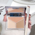 Sweet mint three-color elf concealer palette covers dark circles, tear trough spots, acne marks, contouring and brightening comprehensive palette