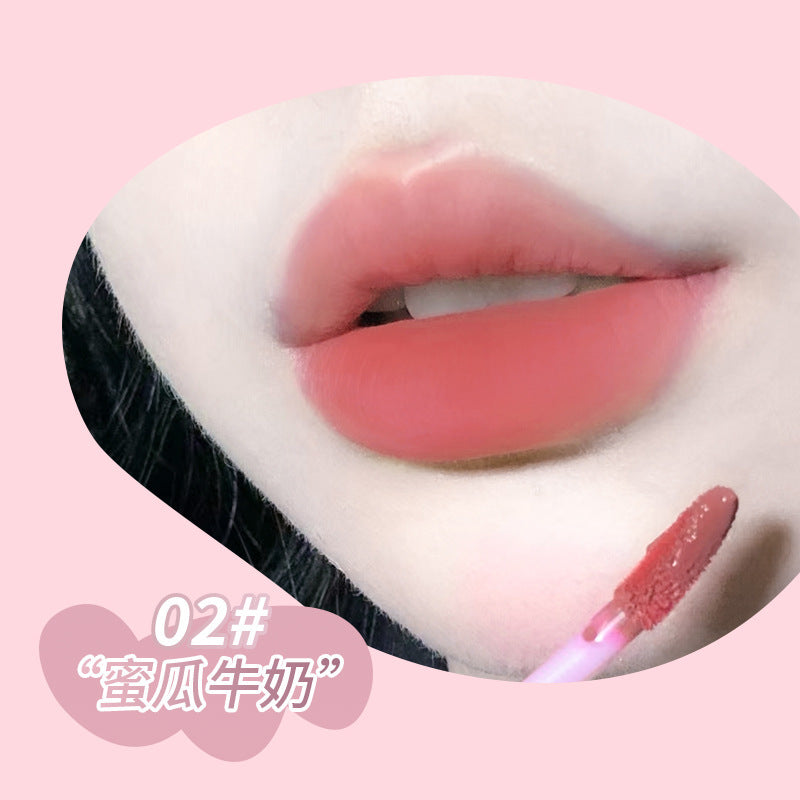 Kakashow cute bear lip glaze velvet matte matte female student affordable whitening lip and cheek dual-purpose lip mud lipstick