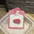 #round polka dots-rose red
