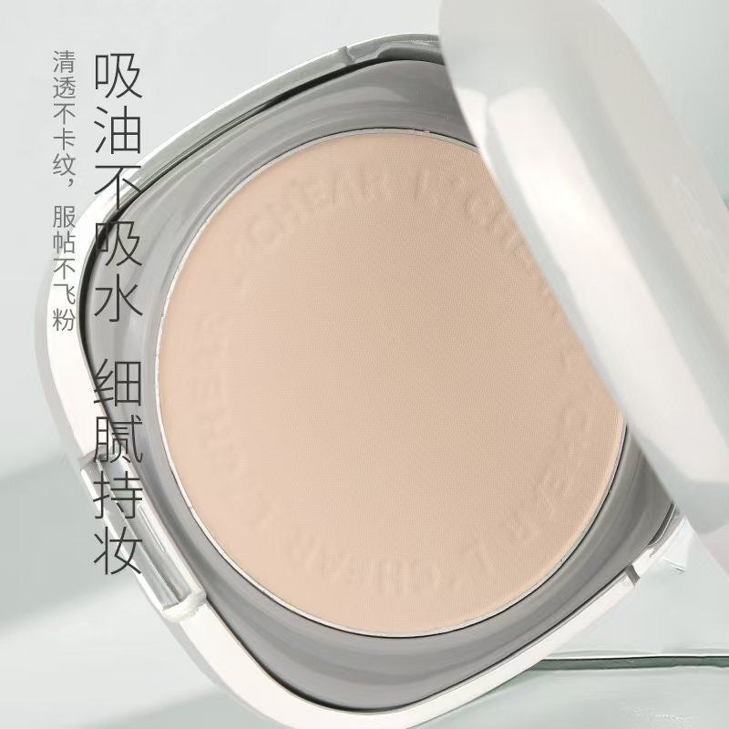 Makeup lei qi heng yan soft double layer powder set long-lasting oil control waterproof dry and wet dual-use non-removing makeup honey powder cake