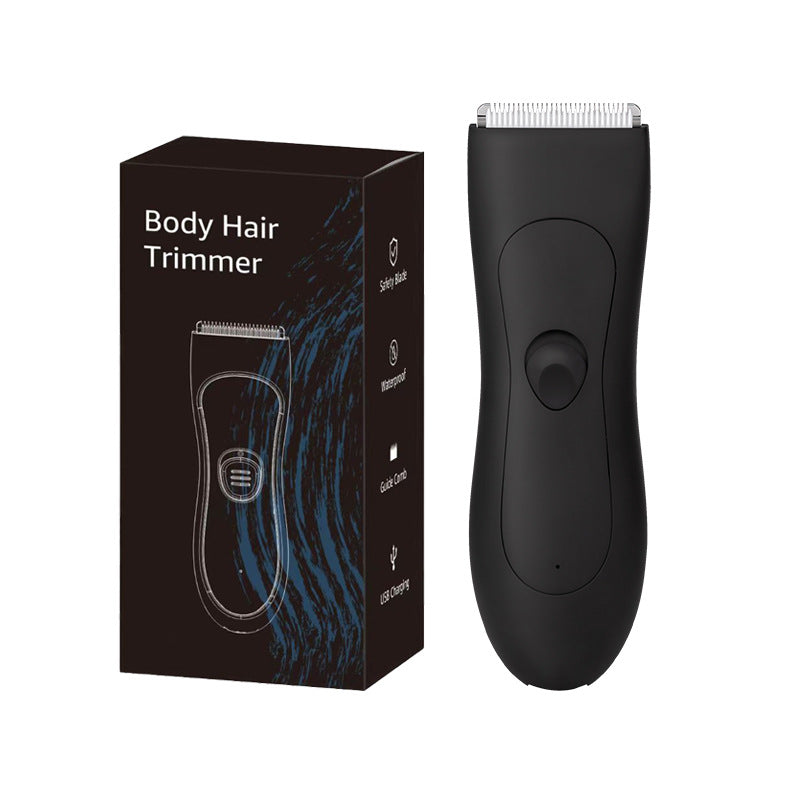 Electric men's private parts shaver, full body washable pubic hair trimmer, temu body hair shaver