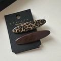 K-style dongdaemun grids pattern leopard print hair clip female elegantcasual bangs clip broken hair fixed easiest for match headwear new arrival