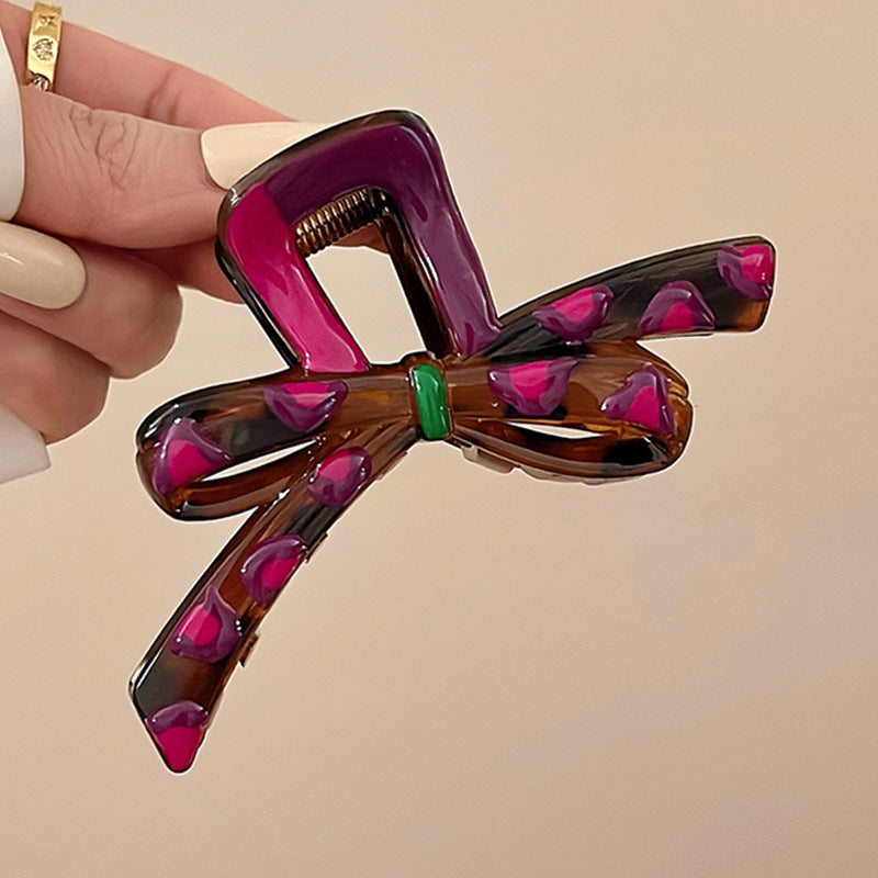 Dopamine drip oil stereobows streamer new arrival hair clip classy sense easiest for match shark hair clip back of head hair