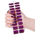 gel manicure stickers waterproof aurora color-changing mirror nail stickers foreign trade customized uv semi-cured manicure stickers