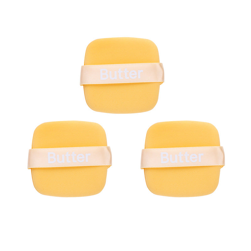 Butter puff super soft air cushion powder bottom puff powder bottom liquid butter biscuit live broadcast with goods cream double-sided square puff