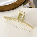 One-word clip glossy beige-13cm