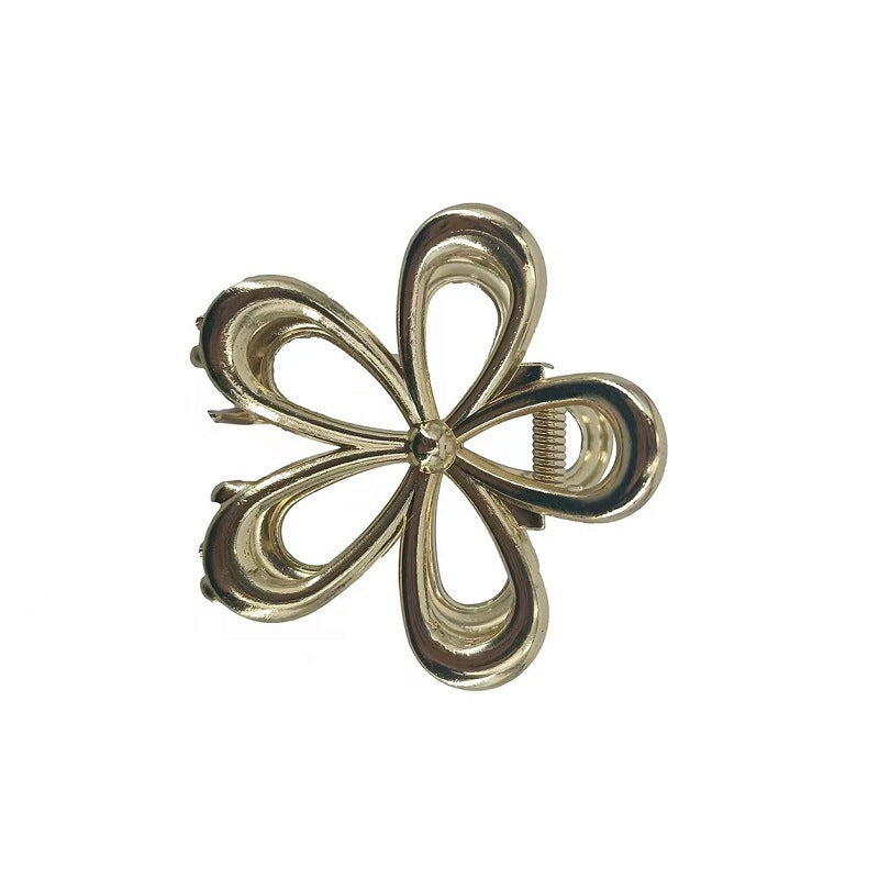 Casual metal flower gripper k-styleeleganteasiest for match hair shark clip back head hairpin hairpin headwear wholesale