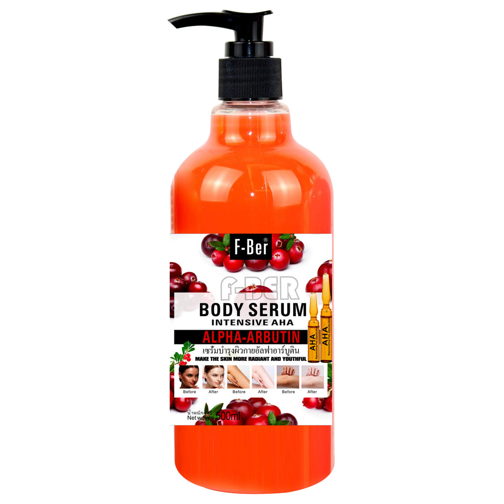 fruit acid liquid repair niacinamide serum moisturizing and brightening black pressure pump arbutin essence 500ml