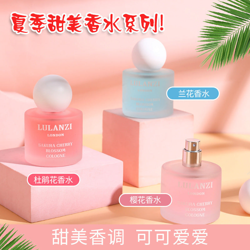 Lulanzi sakura rhododendron orchid perfume women's long-lasting eau de toilette niche student gift set vietnam wholesale