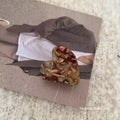 #love acetic acid small clip-green coffee