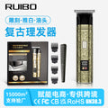 Professional salon electric clipper - cordless hair trimmer, shaver, and styling clipper with led display