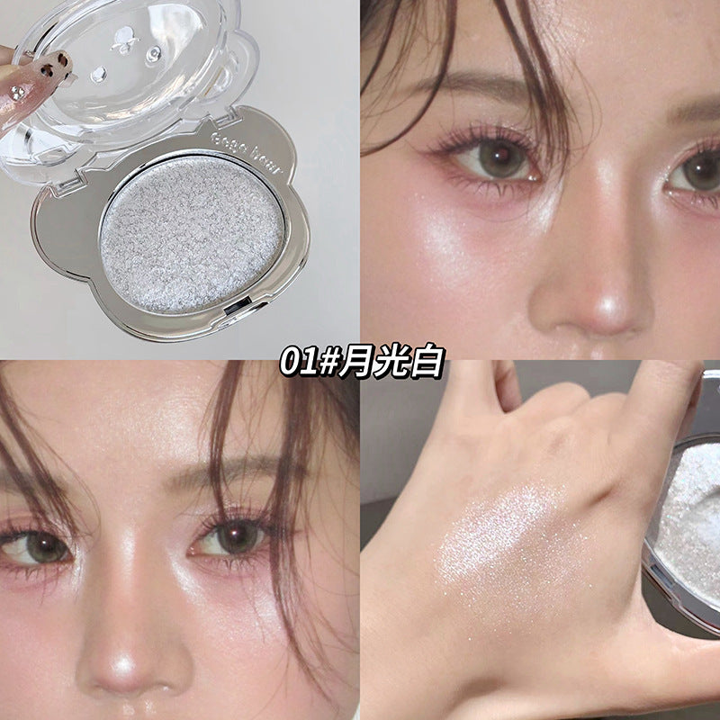 Gege bear diamond shimmer highlighting cream - mochi potato puree pearlescent explosive 3d brightening highlight powder
