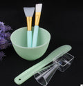 Five-piece facial mask bowl set mint green [pocket bag]