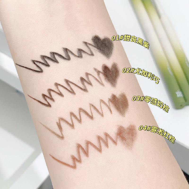 Xixi chunri green angled eyeliner gel pen - waterproof, smudge-proof, natural brightening, under-eye highlight & eyeliner