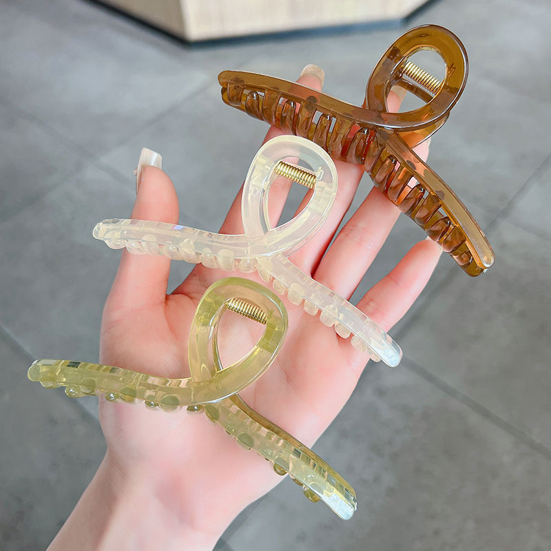 [exclusive for automatic distribution] hair clip, extra large 13cm hair clip, hair clip for back of head, hair clip