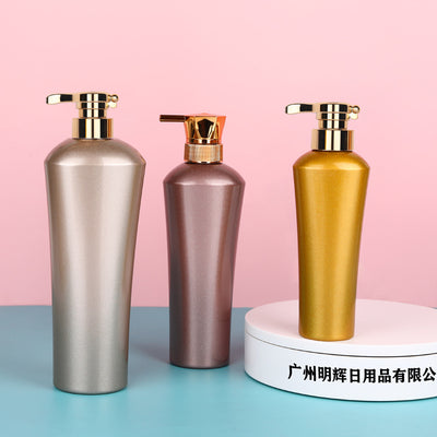 300/500ml press-pump dispenser bottle for hair & body care - blow-molded empty bottle for conditioner, shampoo, body lotion, and shower gel - plastic bottle