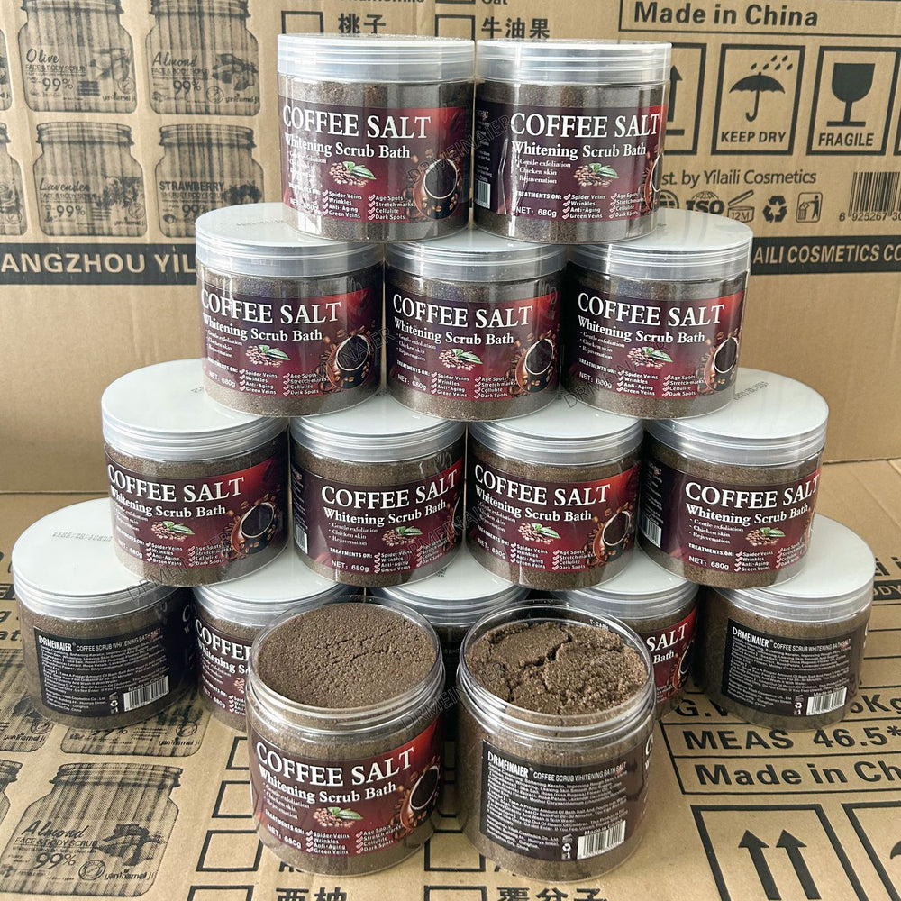 exclusive coffee scrub bath salt sea salt deep cleansing exfoliating scrub bath coffee scrub