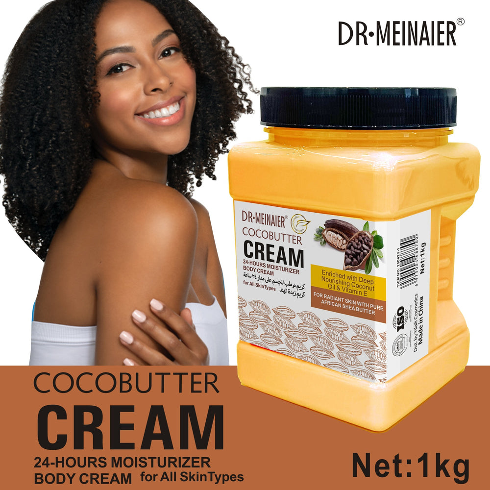 cocoa massage cream 1kg - 24-hour moisturizing massage cream, full body nourishing spreadable formula, wholesale for export
