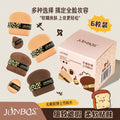 Jonbos flawless soft bounce toast powder puff air cushion makeup sponge set - perfect for foundation, concealer, and all-purpose application