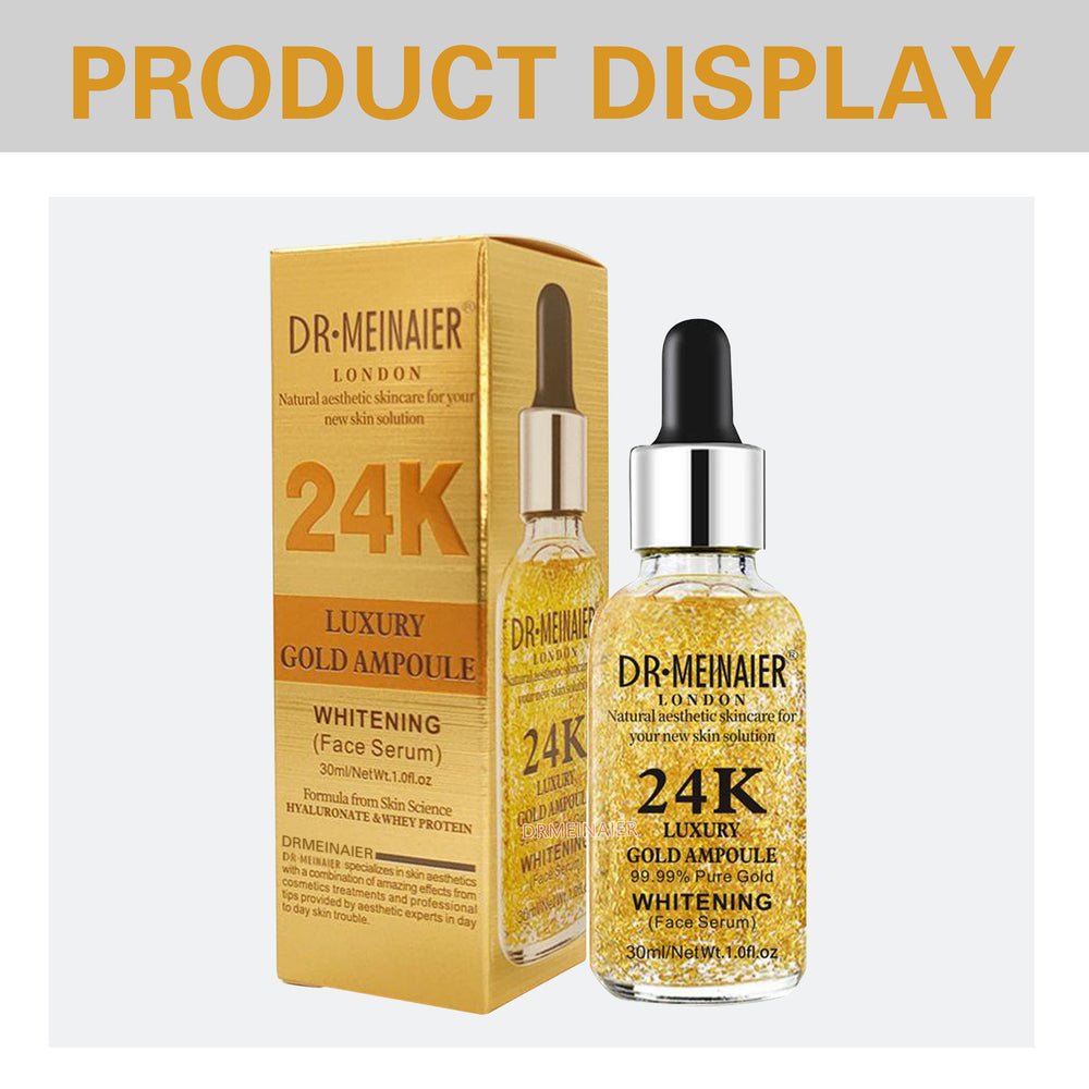 24k gold concentrated serum - firming, brightening, moisturizing, and hydrating essence - wholesale for export and cross-border e-commerce
