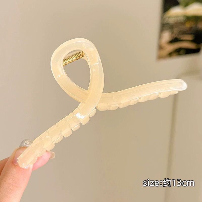 Classy sense of exquisite back head hair clip large hairpin female summer hair volume shark clip hair headwear hair accessories