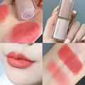 Herorange crystal square tube lipstick - women's velvet matte, smudge-proof, everyday nude, brightening lipstick