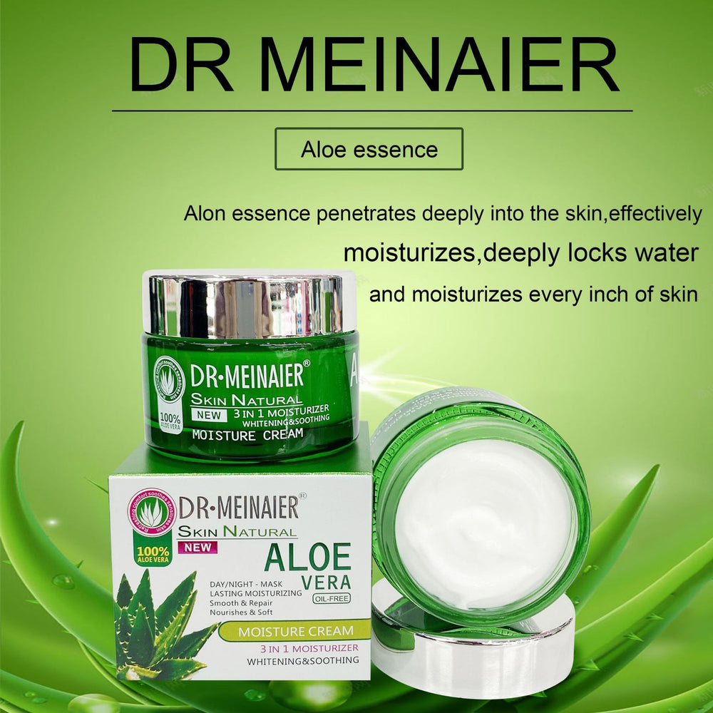 exclusive aloe vera moisturizing and repairing cream essence cream double moisturizing, brightening and nourishing cream foreign trade wholesale