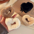 Maillard heart stuffed small gripper female fall and winter half-tied hair clip headwear elegant back of the head shark clip hair gripper
