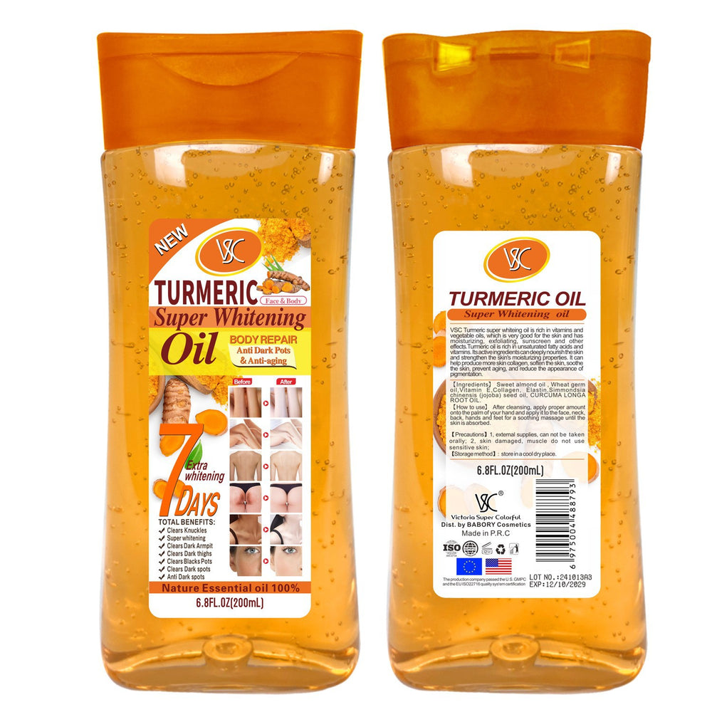 foreign trade turmeric skin care series essence liquid facial cream body lotion scrub wholesale foreign trade
