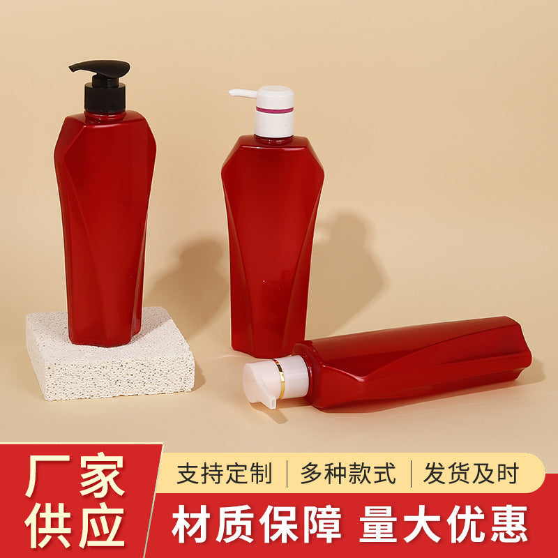Dispensing bottle shampoo shower gel conditioner push-type household plastic empty bottle 500ml