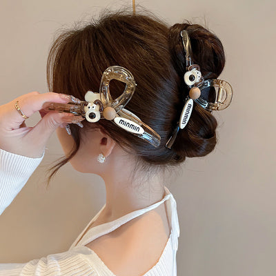 Dongdaemun cuteclassy puppy gripper female cartoon back of head hair clip easiest for match shark clip new arrival headwear