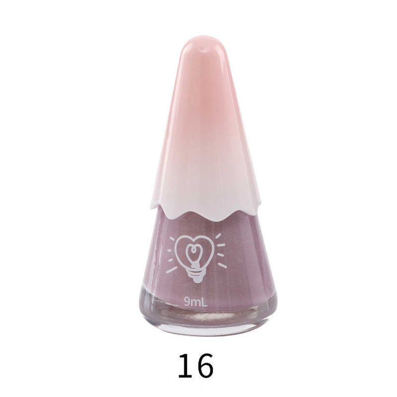 Nail polish, no baking, quick drying, tearable, water-based, peelable, wholesale, autumn and winter, cherry, hand and foot nail polish wholesale