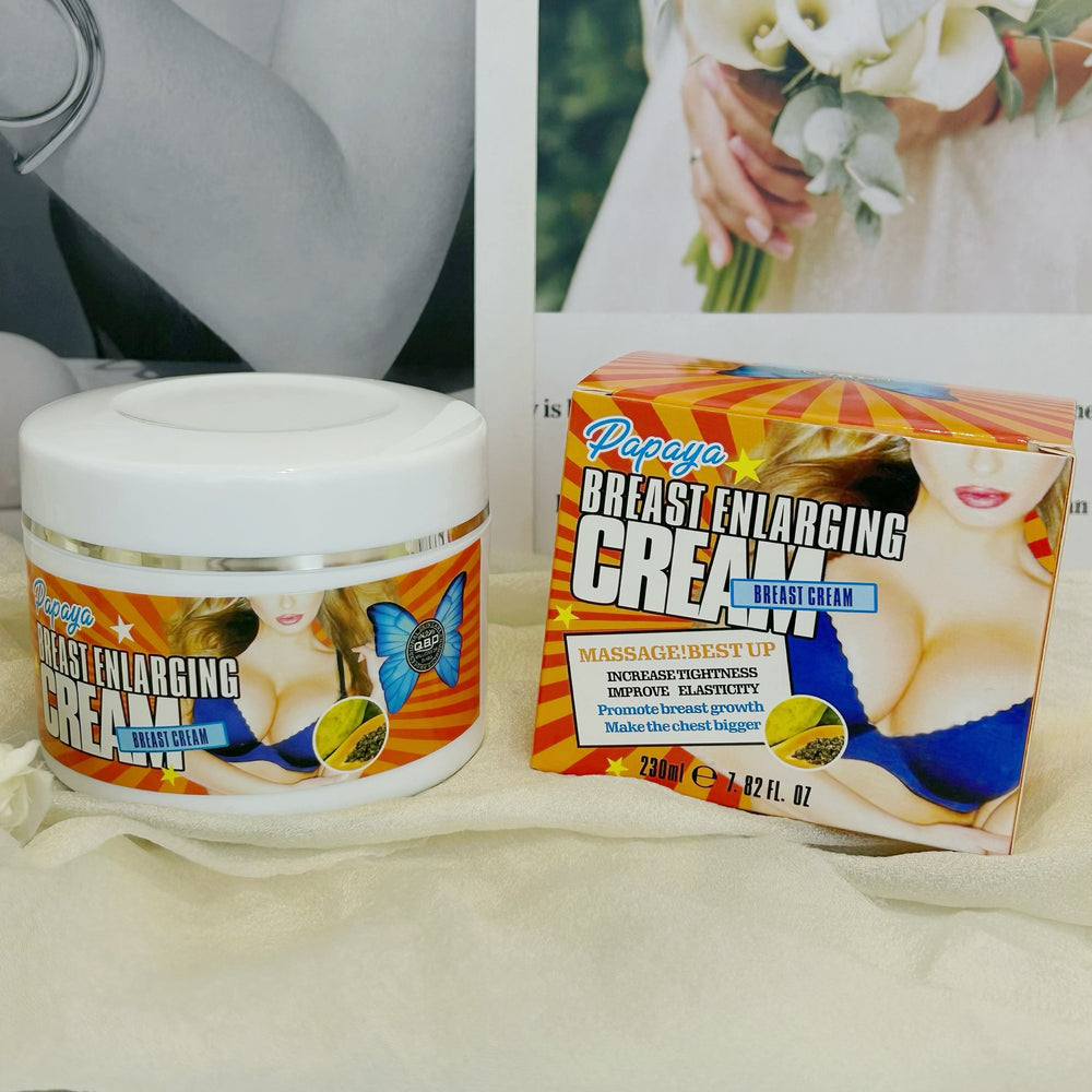 papaya plump breast massage cream, breast beauty cream, care, moisturizing and firming, export wholesale