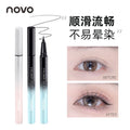 Novo ultra-fine liquid eyeliner - waterproof, sweat-proof, smudge-proof, beginner-friendly. perfect for eyeliner, lower lashes, and under-eye brightening
