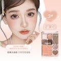 Novo casual day sweetheart eight-color eyeshadow palette - all-in-one eyeshadow, highlighter, and blush palette for everyday light makeup - earth tone eyeshadow