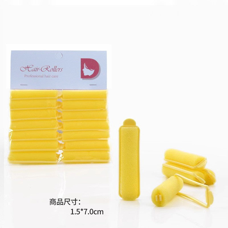 Factory direct foam sponge hair curlers - pear blossom, mushroom style, magic hair curlers - soft, sleep-in, heatless hair rollers