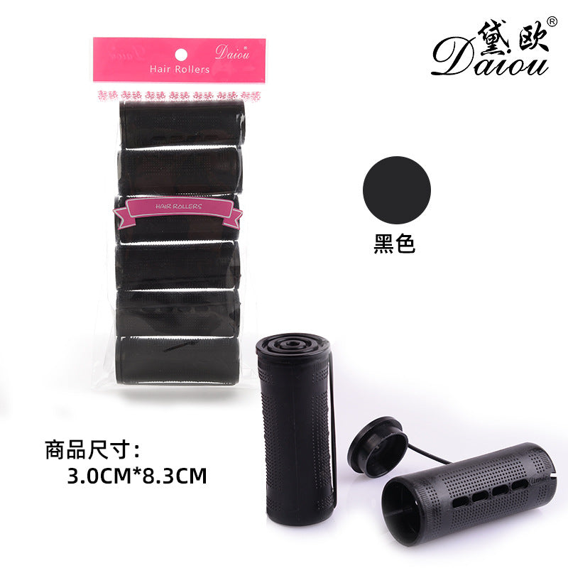 American cold perm bar, curling bar, curling iron, plastic perm rubber band, hairdressing tool, covered hair roll, in stock wholesale