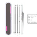 Super sharp 4-pin + super sharp sandblasted no. 5 curved clip + plastic box