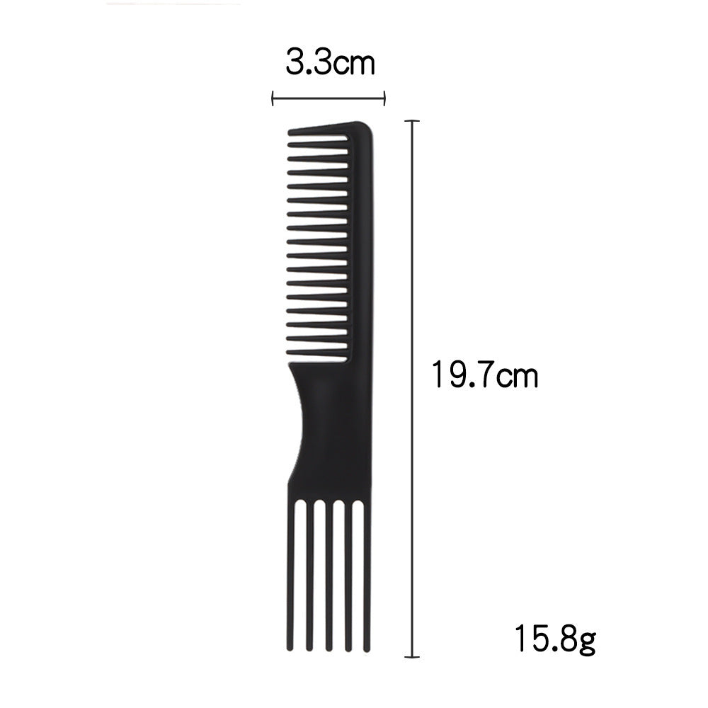 Hairdressing comb cross-border various combs barber shop special comb pointed tail dual-purpose oil head comb can be printed with logo and fixed color