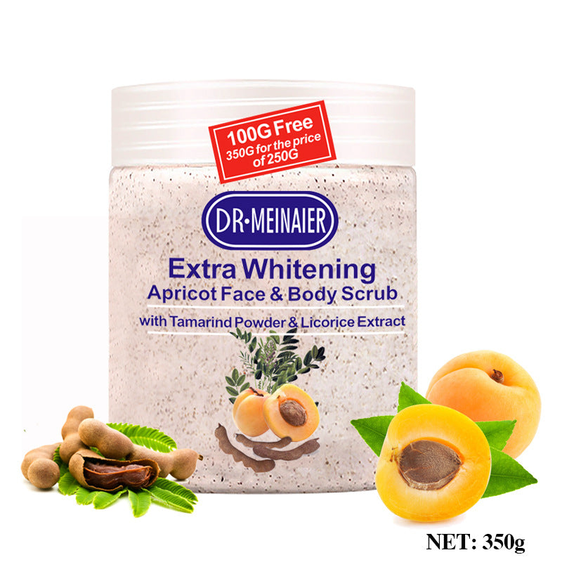 apricot fruit plant scrub, beautiful skin, exfoliating, cleansing, facial and body moisturizing, chicken skin removal, wholesale skin care