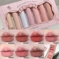Gege bear macaron powder mist lip mud women's velvet matte matte pseudo-no-makeup fall and winter whitening lip glaze suit