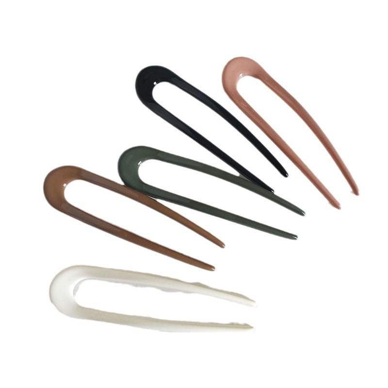 Fashion u-shaped hairpin, back of the head, ball head, hair accessories, autum hairpin, adult hairpin, japanese style easiest for match hair accessories