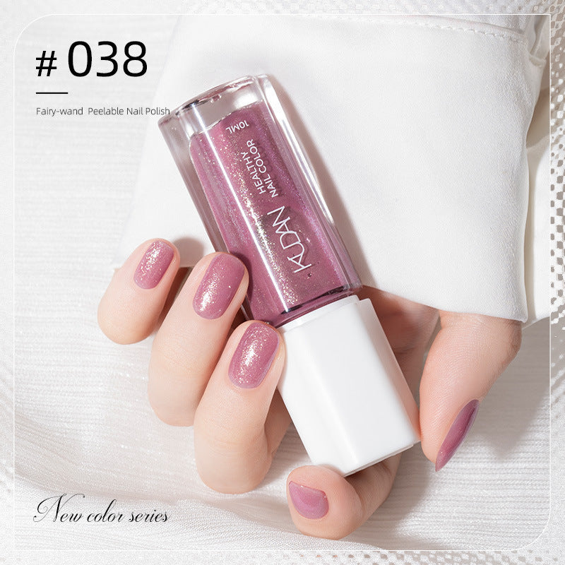 2023 new nail polish - no bake, autumn/winter colors, nail salon black peel-off protective top coat, quick-drying nail polish
