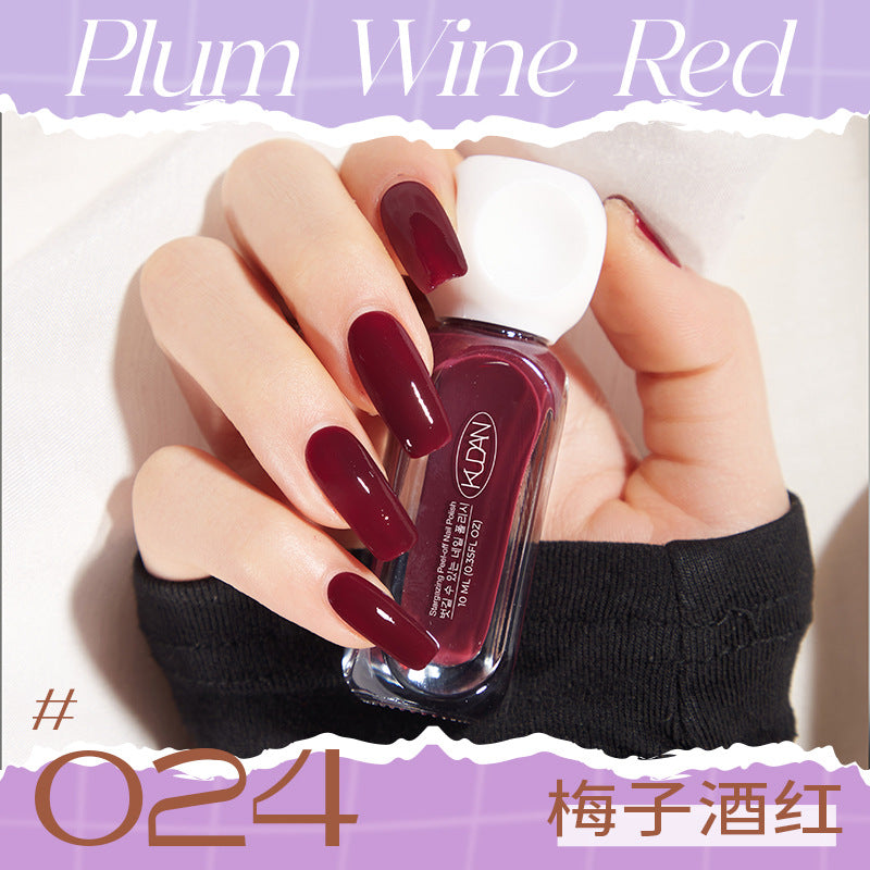 Kudan/kudan nail polish water-based peelable light fragrance 10ml nail polish new cross-border southeast asia hot style