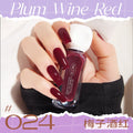 024#plum wine red
