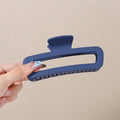 Frosted round navy blue-13cm