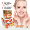 All-english turmeric face cream 100g - brightens skin tone, hydrates and moisturizes - facial lotion - wholesale for export