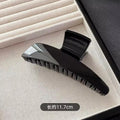 Frenchcasual large ivory gripper girlelegantfashion shark clip on the back of the head hairdo oblique triangle headwear